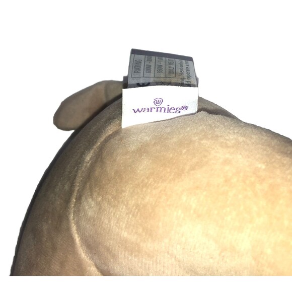 Warmies Weighted 10" Bulldog Therapy Microwavable Heatable Plush Toy - Picture 6 of 7